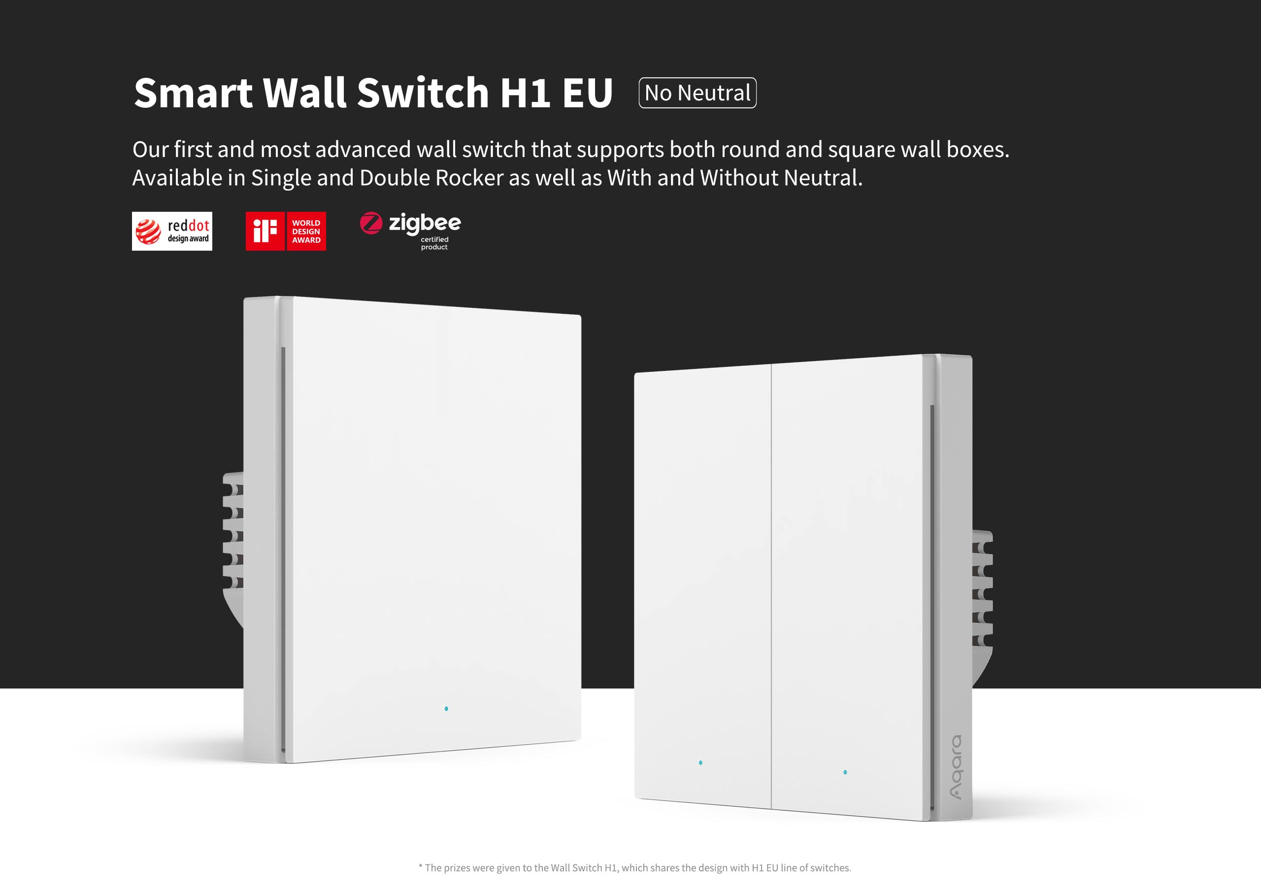Smart Wall Switch H1 EU (No Neutral)